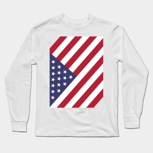 USA Flag Long Sleeve T-Shirt